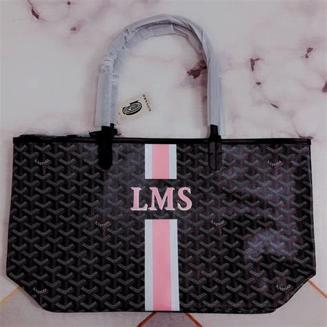 goyard bag painting|personalized Goyard purse.